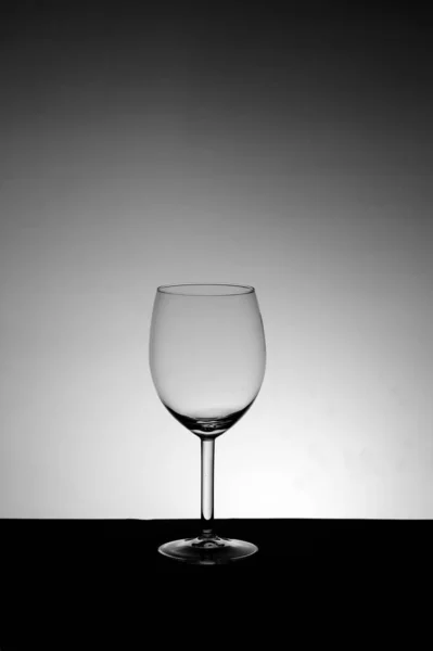 Порожній Склянка Світлий Фон — стокове фото