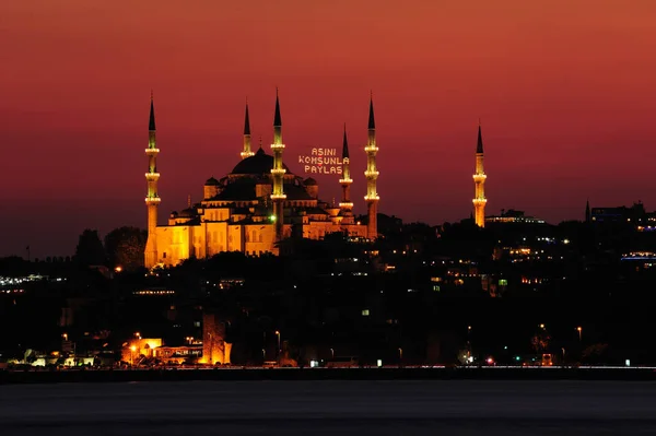 Истанбул Симуляция Ночи — стоковое фото