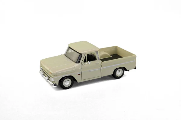 1960 Toy Car Van White Background — стоковое фото