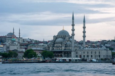 İstanbul 'da akşam Yeni Cami (Yeni Cami)