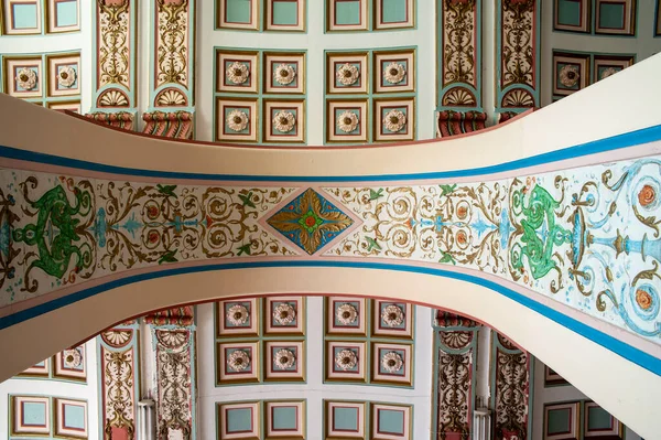 Ceiling Decorations Historical Haydarpaa Station Ottoman Period — Stock Photo, Image