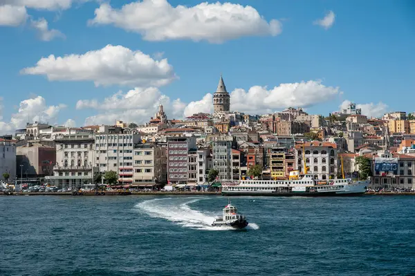 Όμορφη Θέα Της Πόλης Της Istanbul Την Παλιά Πόλη Του — Φωτογραφία Αρχείου