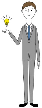 - Genç bir işadamı evlenme teklif ediyor. - Genç bir iş adamının resmi..