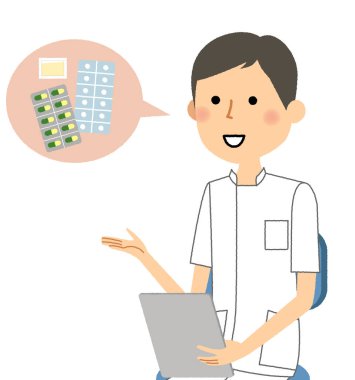 Röportaj yapan bir erkek hemşire resmi..