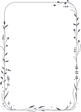 Zarif çiçek çerçevesi, vektör illüstrasyonu