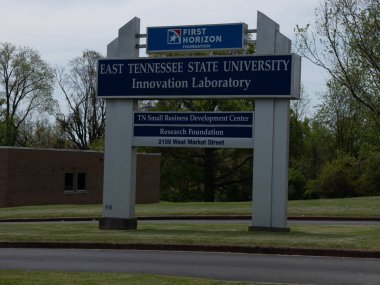 Johnson City, Tennessee, ABD 2022-04-20 Doğu Tennessee Eyalet Üniversitesi: Yenilik Laboratuvarı.