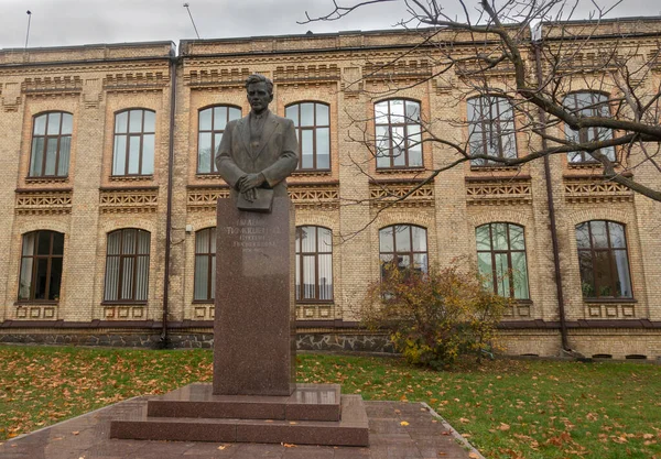 Kiev Oekraïne Oktober 2022 Monument Voor Academicus Stepan Timoshenko Kpi — Stockfoto