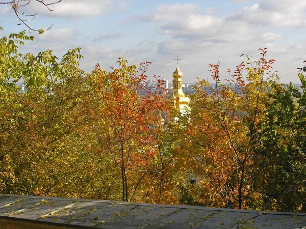 Bir Sonbahar Günü Kiev Pechersk Lavra — Stok fotoğraf