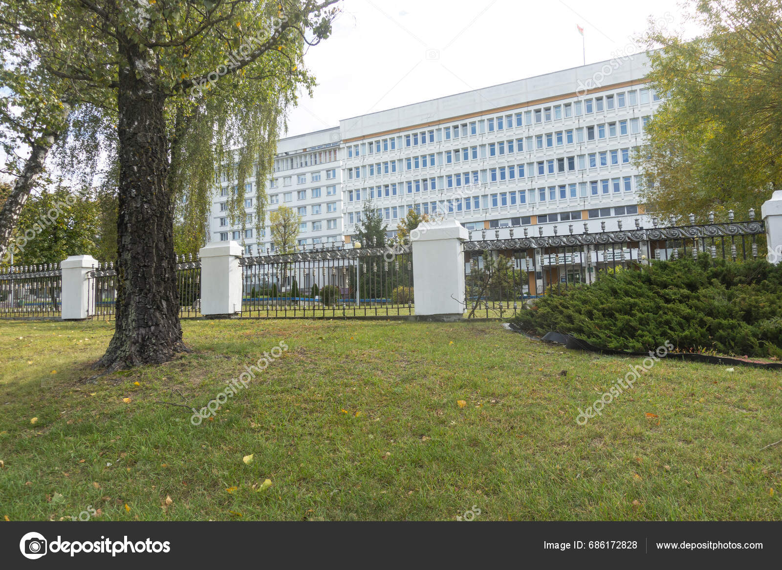 Minsk Belarus October 2023 Building City Clinical Hospital – Stock