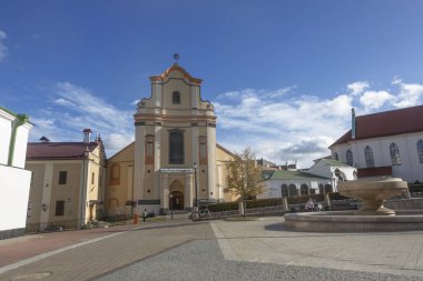 Minsk, Belarus. 15 Ekim 2023 St. Joseph Kilisesi