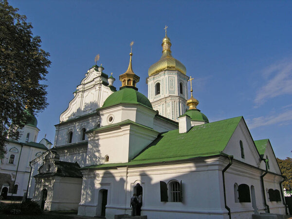 St. Sophia Cathedral in Kyiv. Bell tower and refectory church