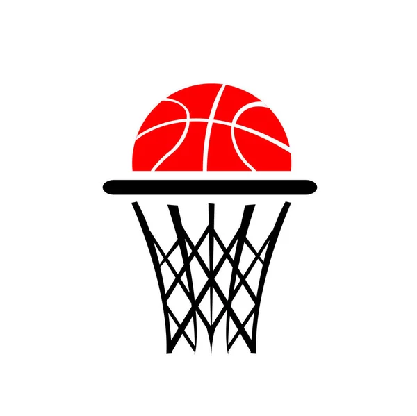 バスケットボール ベクトルイラストデザイン — ストックベクタ