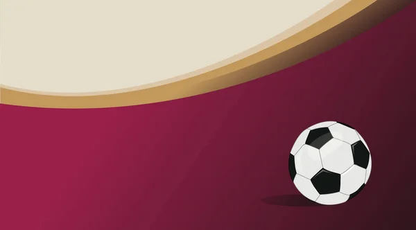 Copa Fútbol Qatar 2022 — Archivo Imágenes Vectoriales
