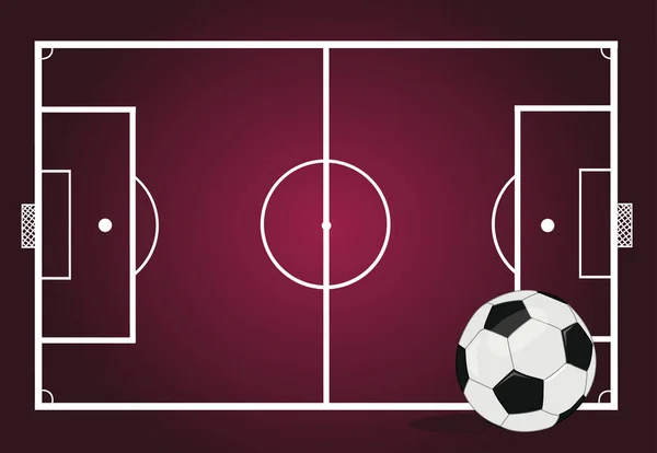 Katar Piłka Nożna Puchar 2022 — Wektor stockowy