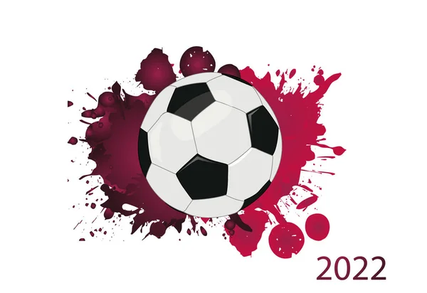 Katar Fotbalový Pohár 2022 — Stockový vektor