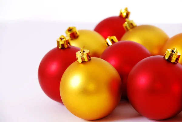 Colored Christmas Balls Holidays — Stock Photo, Image