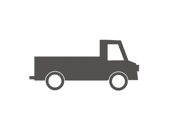 Snelle Levering Truck Pictogram Vector — Stockvector