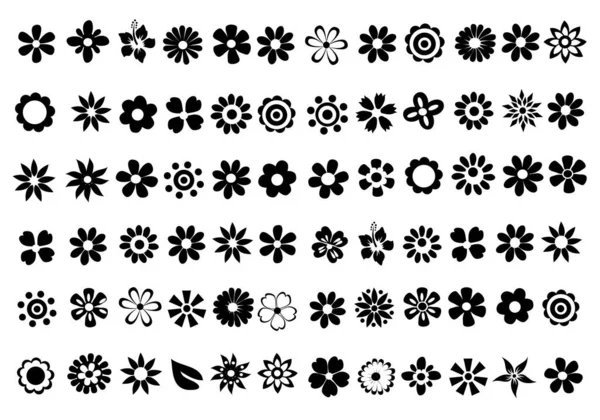 Illustration Vectorielle Fleurs Printemps Colorées — Image vectorielle