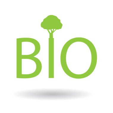bio ikon vektör çizimi tasarımı