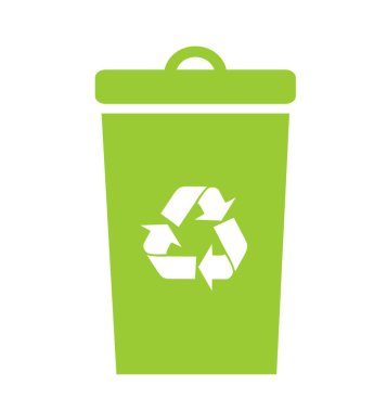 Geri dönüşüm simgesi vektör resimlemesi