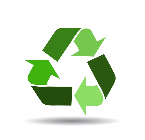 Vecteur Recycler Signes Illustration Conception — Image vectorielle