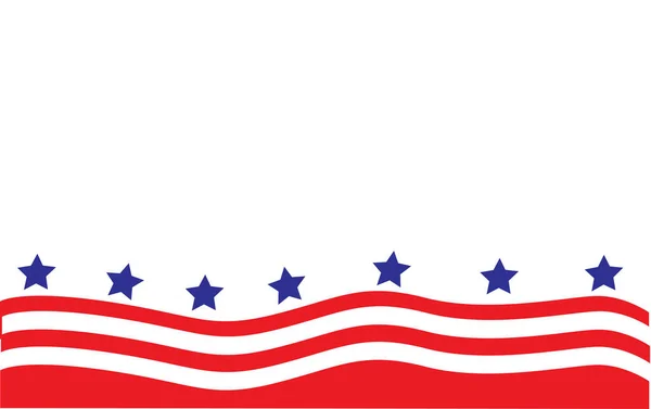 Usa Flag Style Vector — Stock Vector
