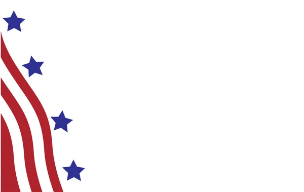 Флаг Сша Вектору Стиля — стоковый вектор