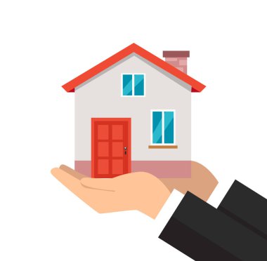 retro tarzı ev simgesini