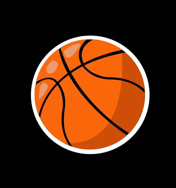 Vektör Basketbol Illüstrasyon Tasarımı — Stok Vektör