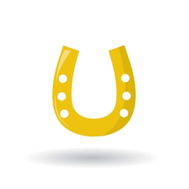 At Nalı ikonu. Basit düz vektör çizimi.