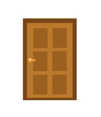 kapı simgesi vektör illüstrasyonu