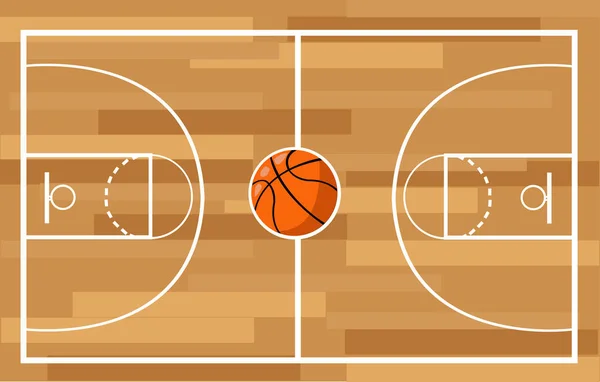 Σχεδιασμός Εικονογράφησης Vector Basketball — Διανυσματικό Αρχείο
