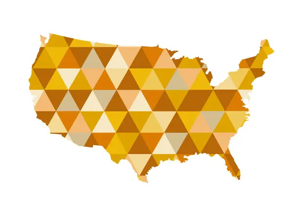 アメリカ地図ベクトル図 ベクターグラフィックス
