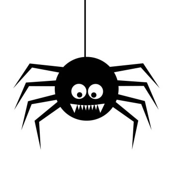 Örümceğin ağda asılı olduğu bir arkaplan