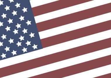 Biçim vektörü olarak ABD bayrağı
