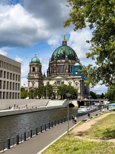 Berlín Německo Června 2023 Krásný Výhled Historickou Berlínskou Katedrálu Berliner — Stock fotografie