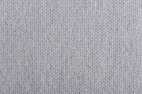 Grey Handmade Knitted Fabric Texture Angora Yarn — Stock Photo, Image
