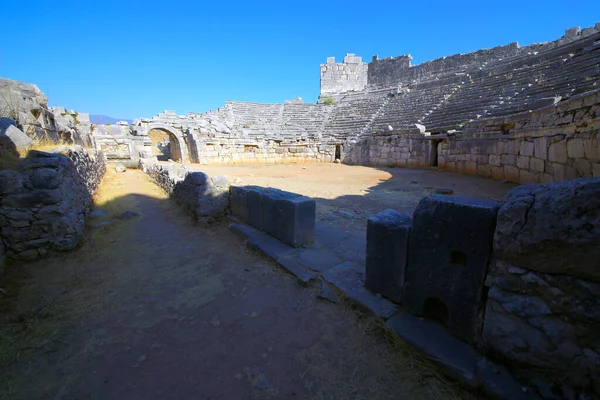 Utsikt Över Den Antika Staden Xanthos Xanthos Gammal Stad Belägen — Stockfoto