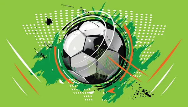 Football Pop Art Design Vector Illustration — Stock Vector