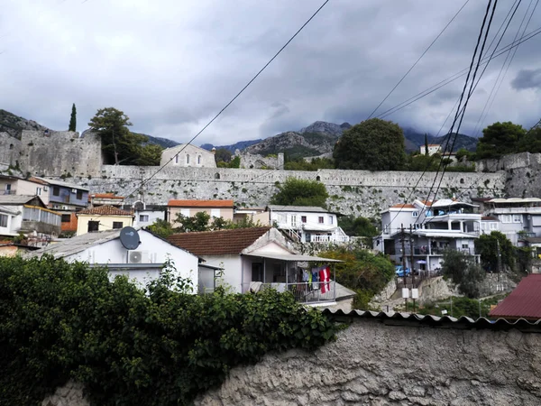 Montenegro Cidade Bar Sua Parte Histórica Chamada Stary Bar Ruas — Fotografia de Stock