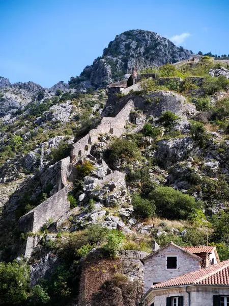 Kotor Uma Cidade Portuária Sudoeste Montenegro Uma Das Cidades Medievais — Fotografia de Stock