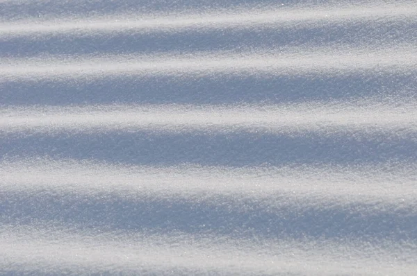 Snow Lies Waves Cold Snowy Winter Play Light Straight Lines — Foto de Stock