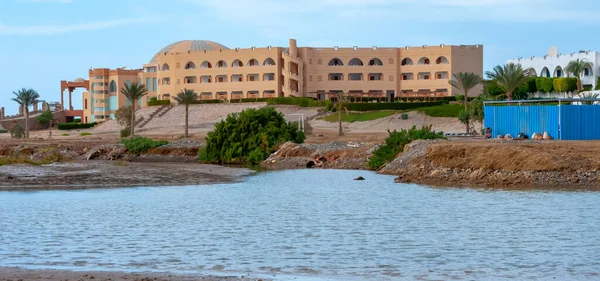 Egypt Luty 2019 Wnętrze Kompleksu Hotelowego Nad Morzem Czerwonym Marsa — Zdjęcie stockowe