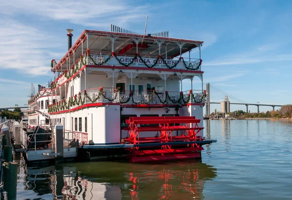 stock image SAVANNAH, USA - DECEMBER 02, 2011: A recreational boat 