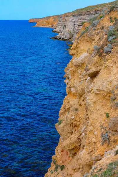 Eine Uneinnehmbare Steilküste Osten Der Krim — Stockfoto