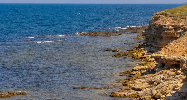 Πλούσια Ζωή Βραχώδη Ρηχά Νερά Στην Ανατολική Κριμαία Μαύρη Θάλασσα — Φωτογραφία Αρχείου