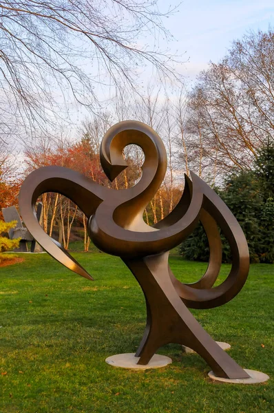 New Jersey Usa Dezember 2011 Kunstobjekt Sculpture Land Park Grounds — Stockfoto