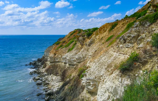 Černé Moře Skalnatého Pobřeží Východním Krymu — Stock fotografie