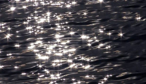 Der Glanz Der Sonne Wasser Sonnenflecken Schwarzen Meer — Stockfoto