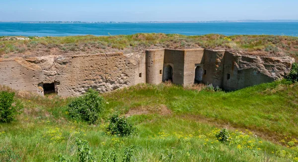 stock image Target fortress (1912) on Berezan Island, Ukraine